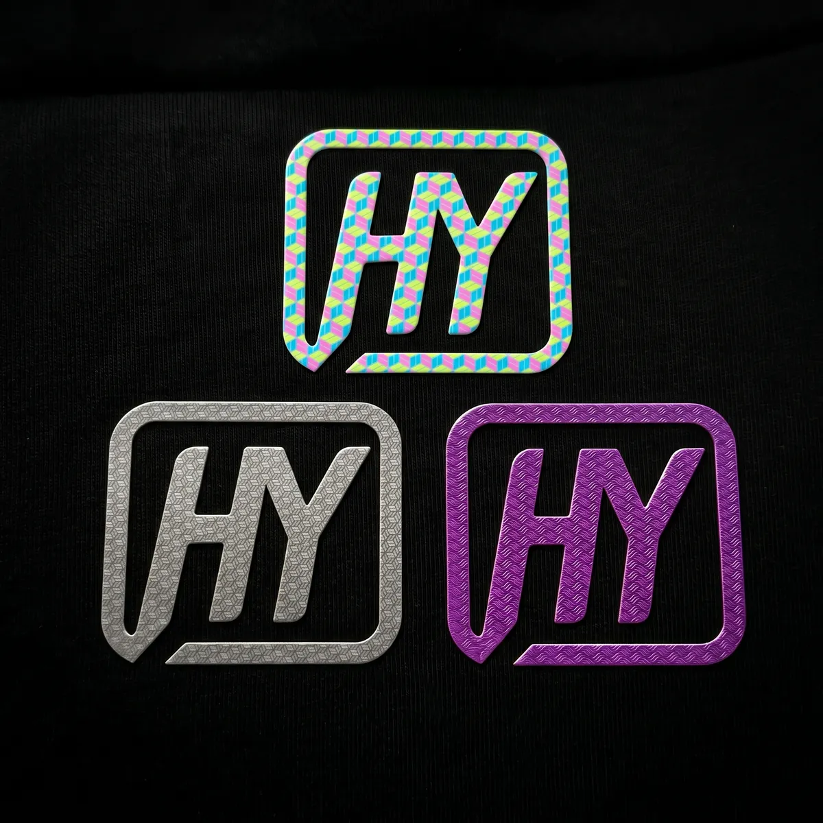 Multi-color Registered  Silicone Patches