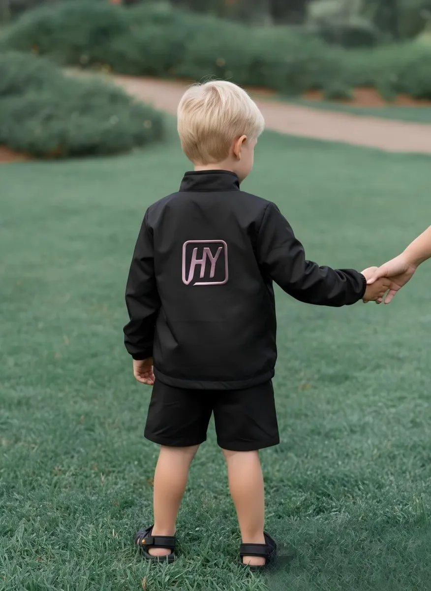 High-Frequency Chameleon vinyl on children's clothing with color-shifting raised patterns and waterproof design