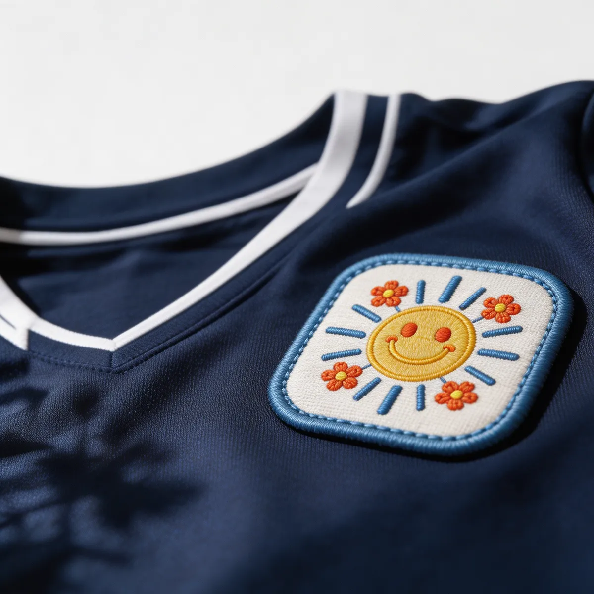 Embroidered Patches on professional sports and outdoor apparel with vivid 3D embroidered texture and strong adhesion