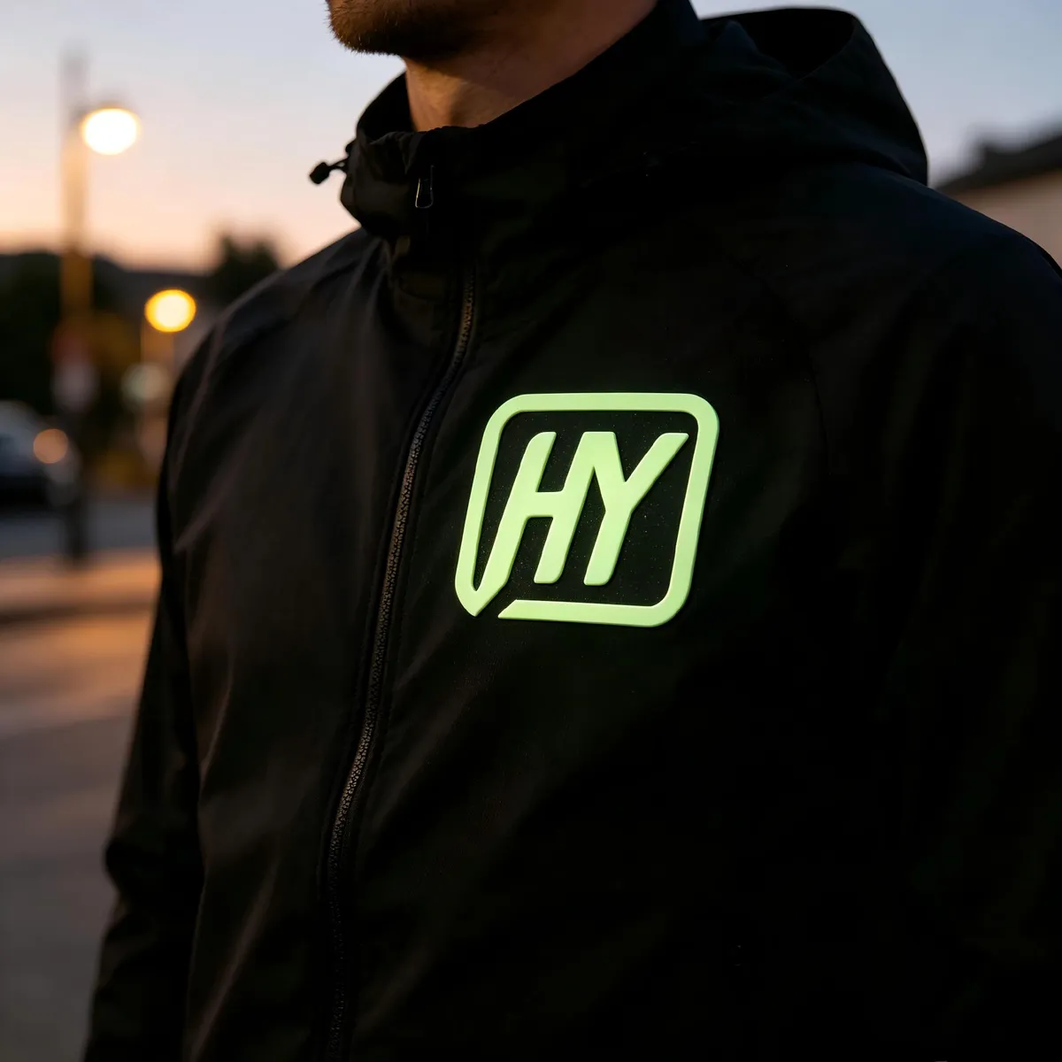 HY-SiO3H-2 luminous silicone film on stage and entertainment costumes with vibrant glow effect