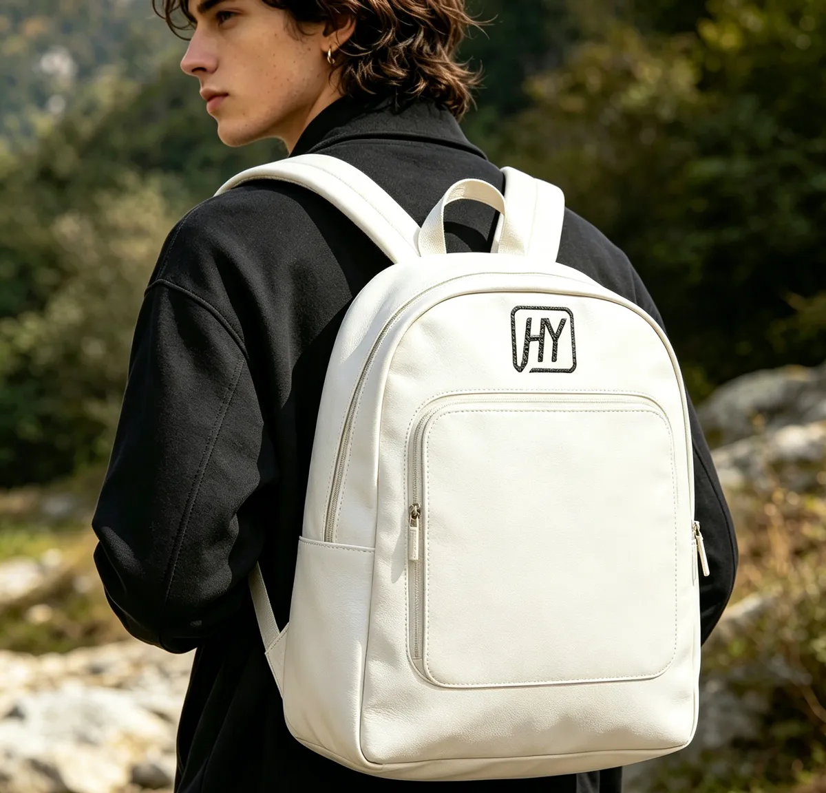 HY-SiO3H-5 multi-color silicone transfer on fashion and lifestyle brand apparel