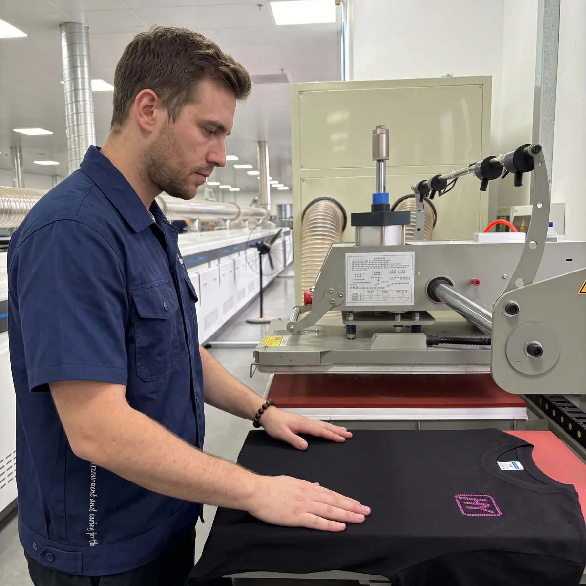 Silicone HTV for secondary screen print