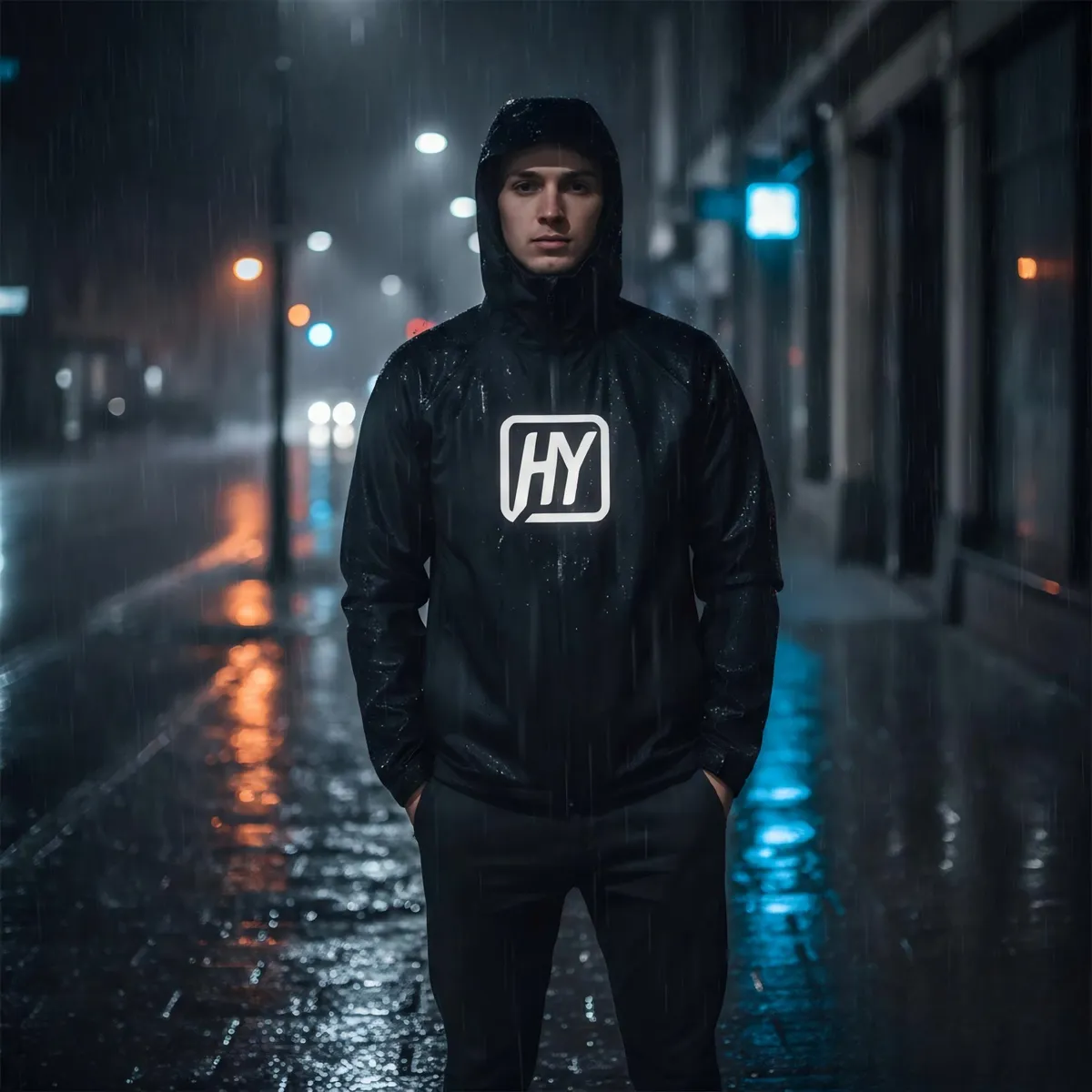Reflective Heat Transfer Vinyl on fashion and casual wear with safety-focused reflective design