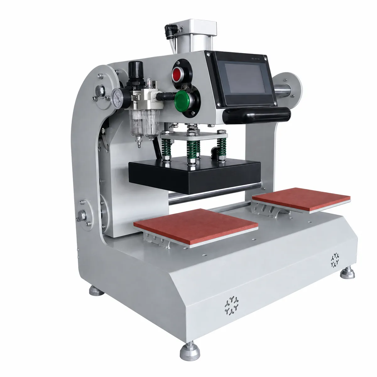 HY-PU2AL AUTOMATIC UP-SLIDING DOUBLE STATIONPNEUMATIC HAET PRESS MACHINE