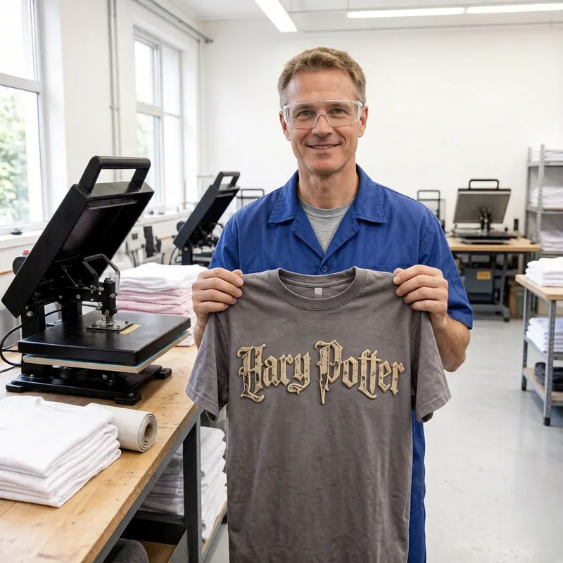 5. Garment Heat Transfer & Final Inspection