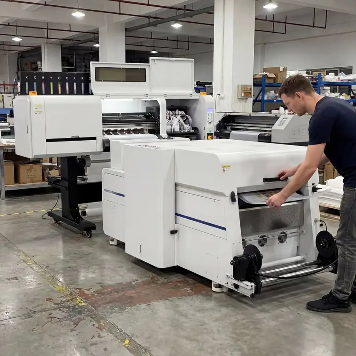 1500-3 equipment workflow with automated curing