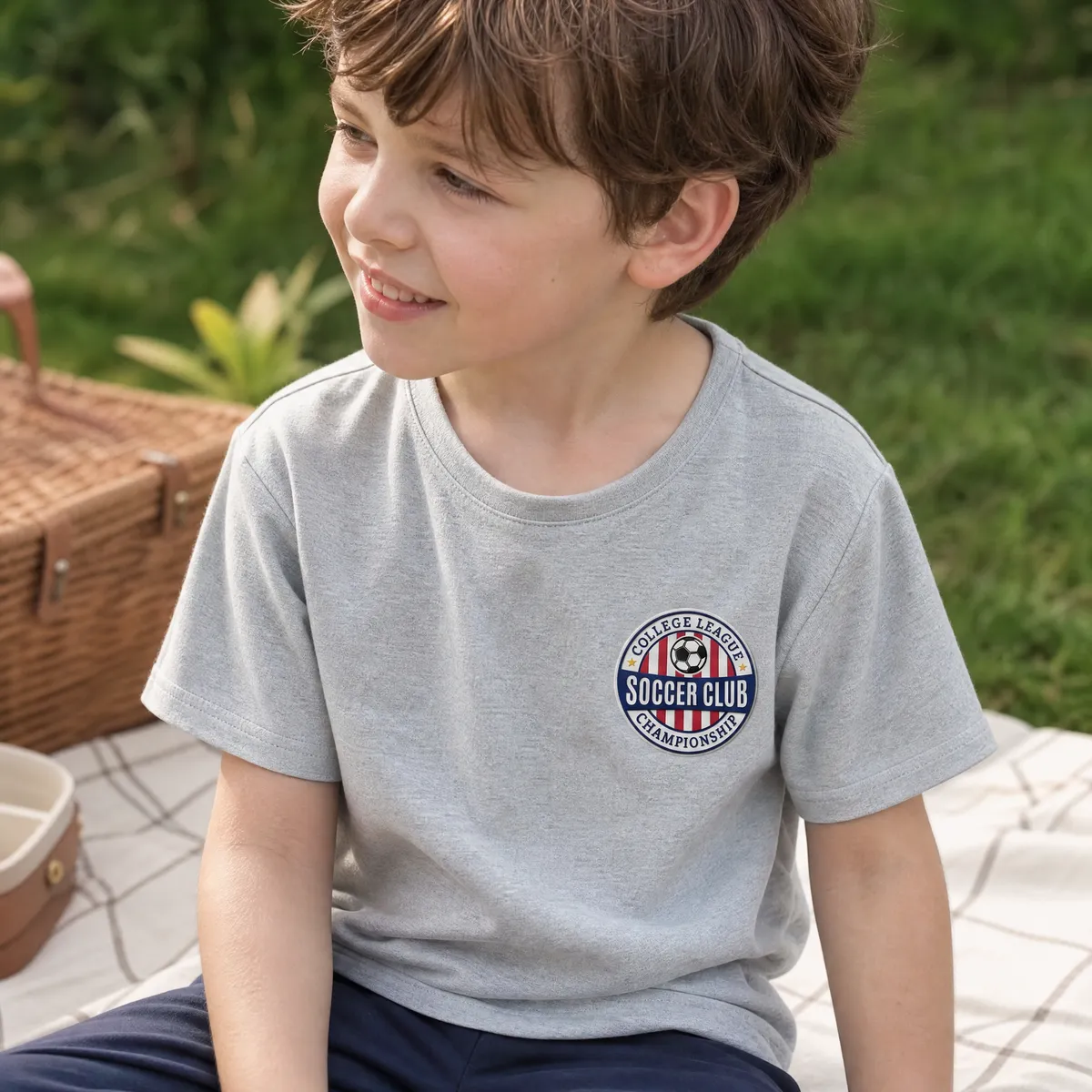 Digital printing Heat Transfer Vinyl on children's clothing and accessories with smooth gradient digital printing