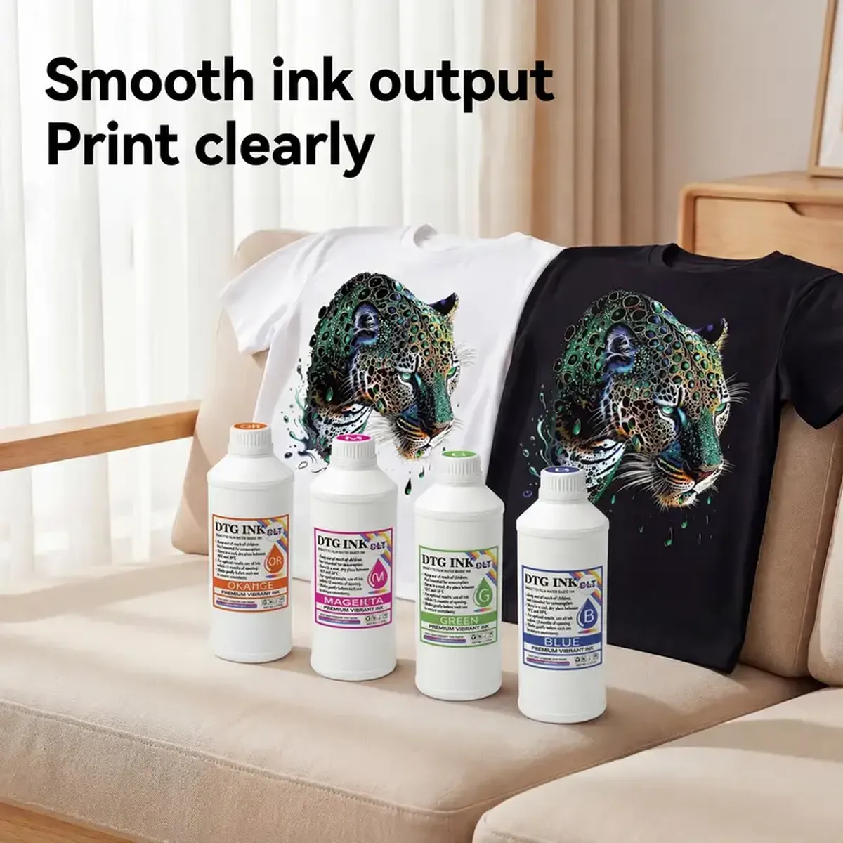 Technical parameters for HY 1699V dtg color ink including particle size and viscosity