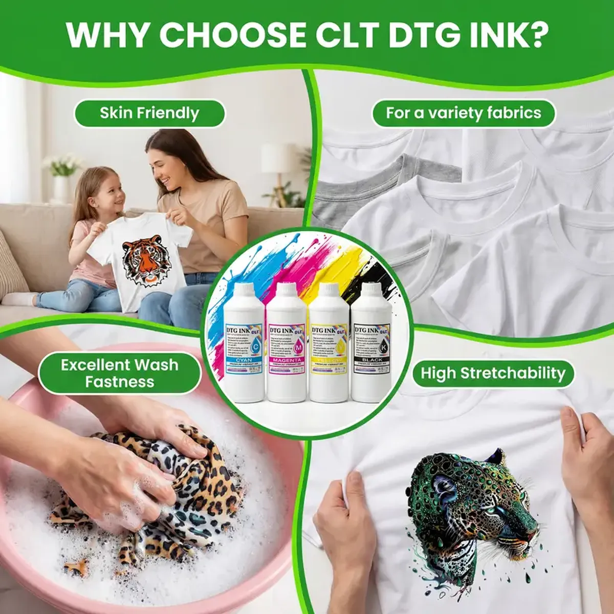 HY 1699V dtg color ink performance on various textile substrates