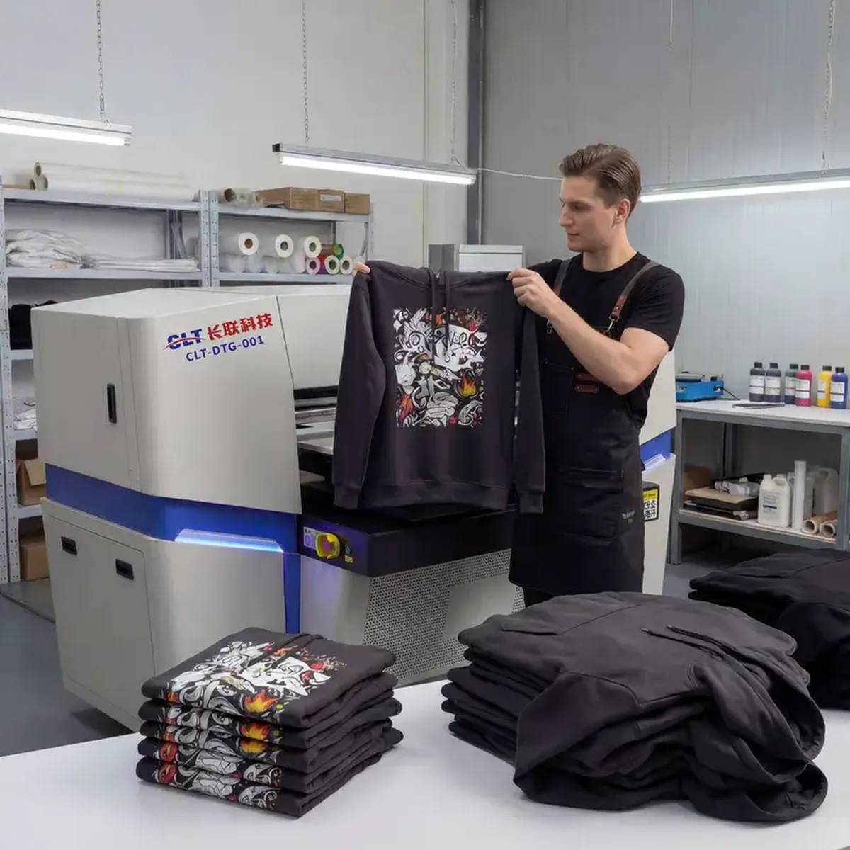 Boutique fashion prototyping and small batch production with DTG-001