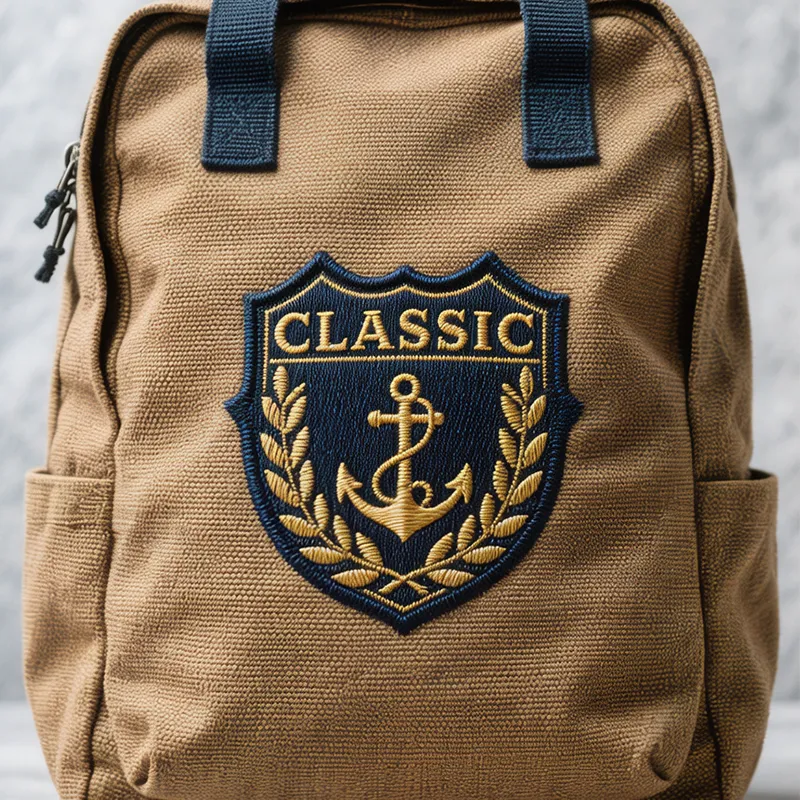 Faux Embroidery Heat Transfer on accessories