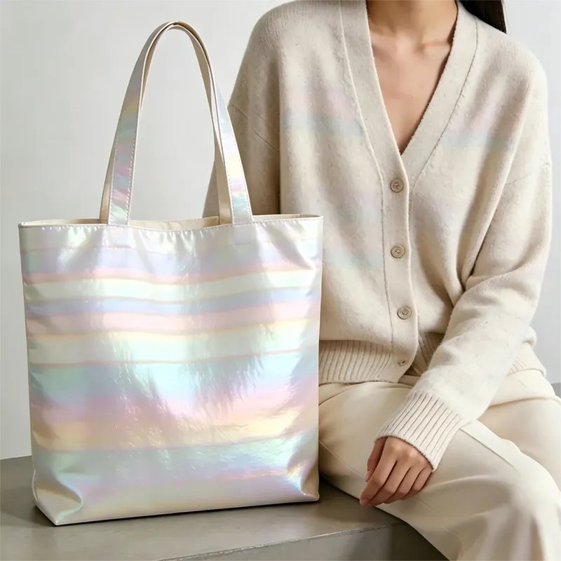 Pearl Heat Transfer Vinyl on handbag