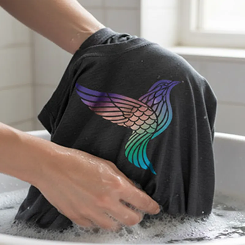 Excellent stretch resistance, wash fastness and hiding power